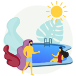 Graphics-swimming