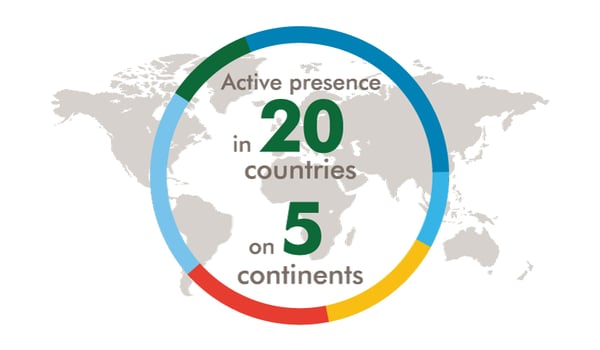 SABIS has an active presence in 20 countries on five continents